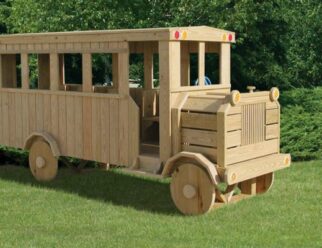 Model 700 - School Bus 12' Long with 9 Seats and 48 sq. ft. of Play Deck