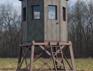 Octagon Elevated Amish Built Deer Blind