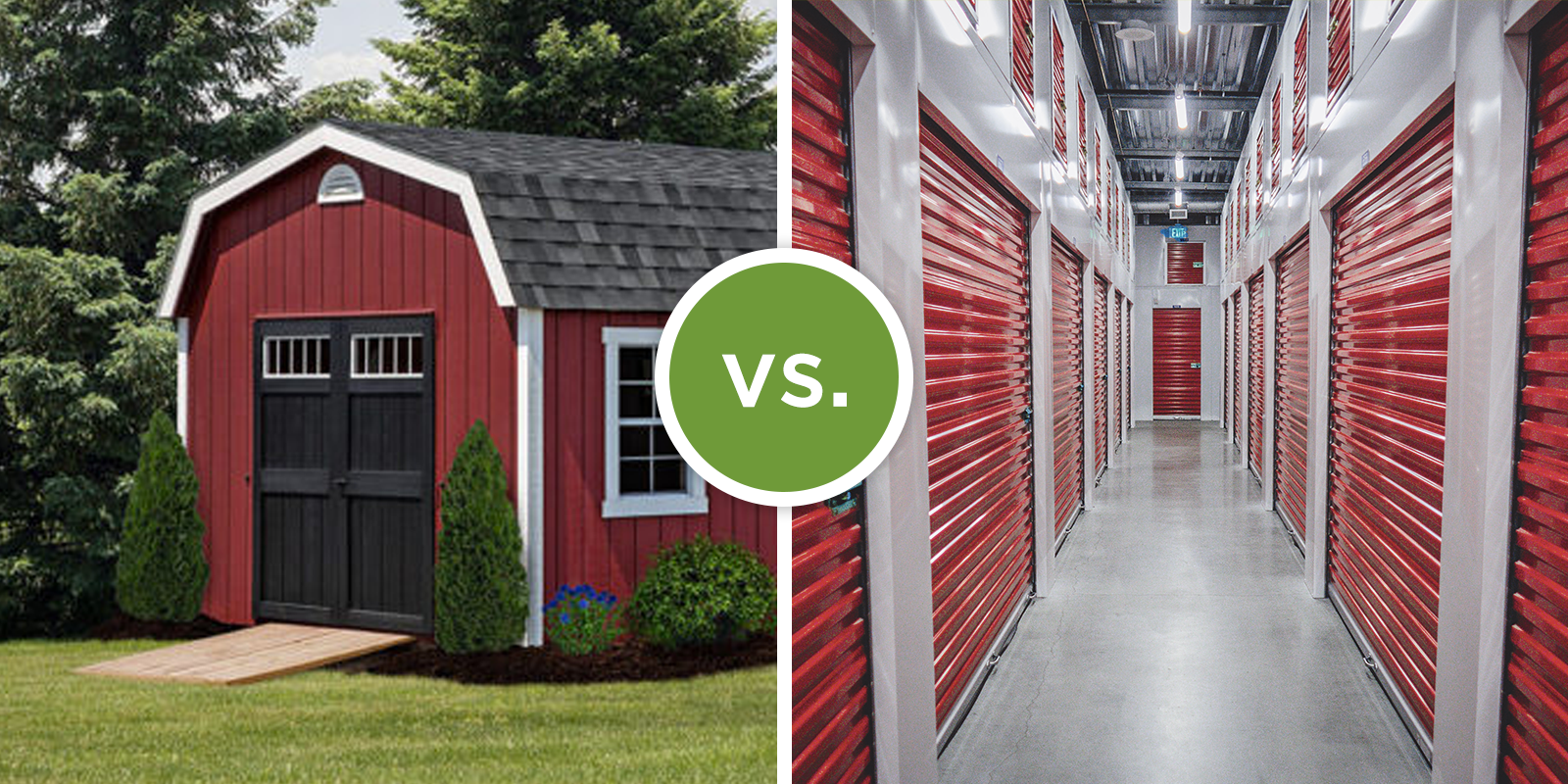 Shed vs. Storage Unit
