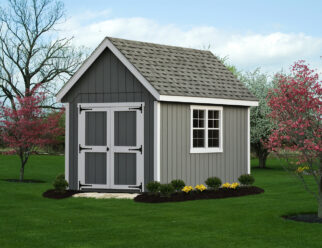 8' x 14', Light Gray T-111 Garden A-Frame