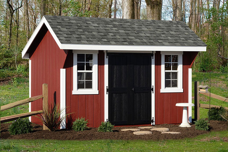8' x 12' Elite Quaker Style Wooden Shed