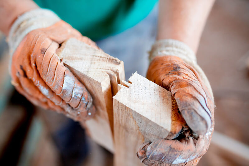 Good wood joints is a sign of quality sheds