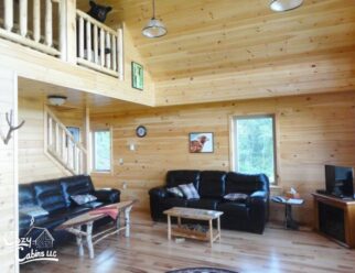 Chalet interior living room