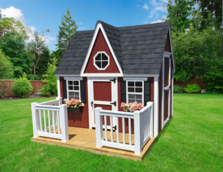 Victorian Style Playhouse - Red