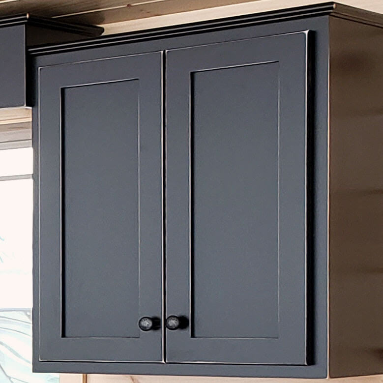 Maple Black Kitchen Cabinets