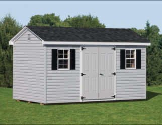 vinyl cottage storage shed