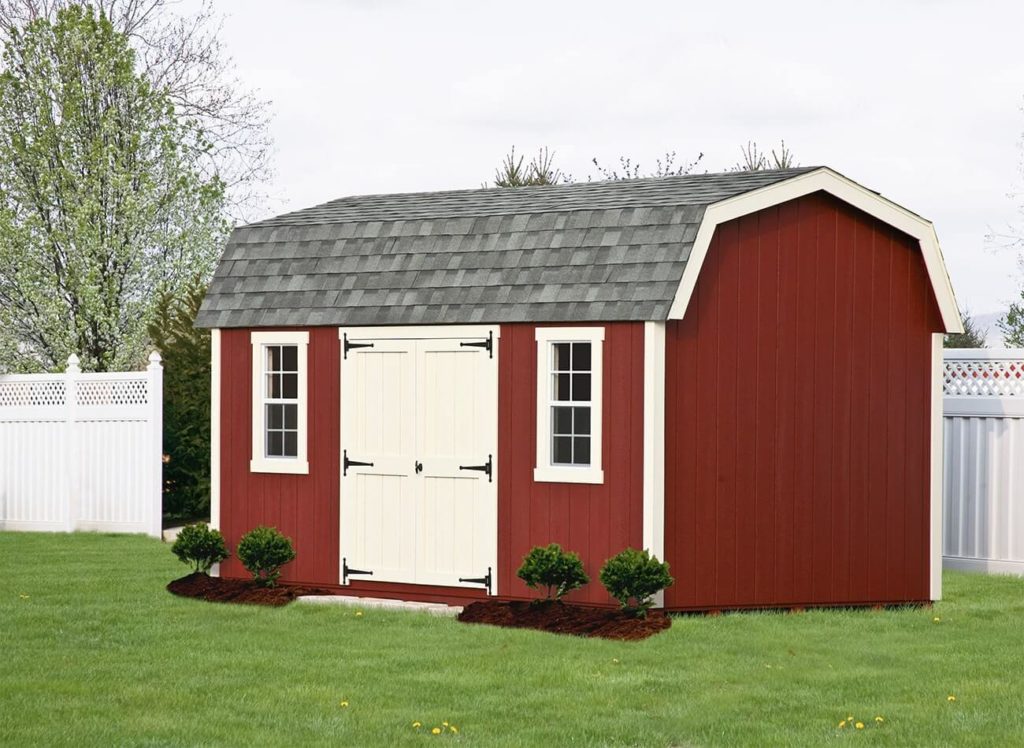 Red Elite Dutch Shed