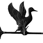 Duck weathervane accent