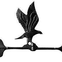 Eagle weathervane accent