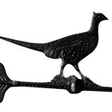 Pheasant weathervane accent