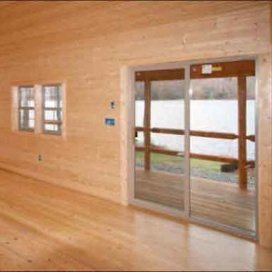 Patio door inside view