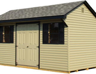 Quaker vinyl storage shed