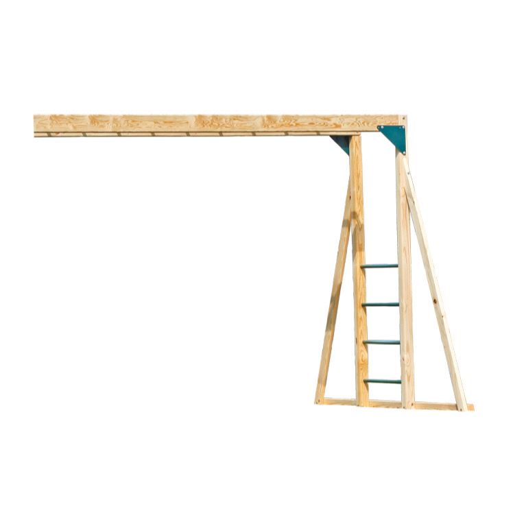 Traditional playset wooden ladder piece