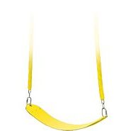 Yellow belt swing for playset
