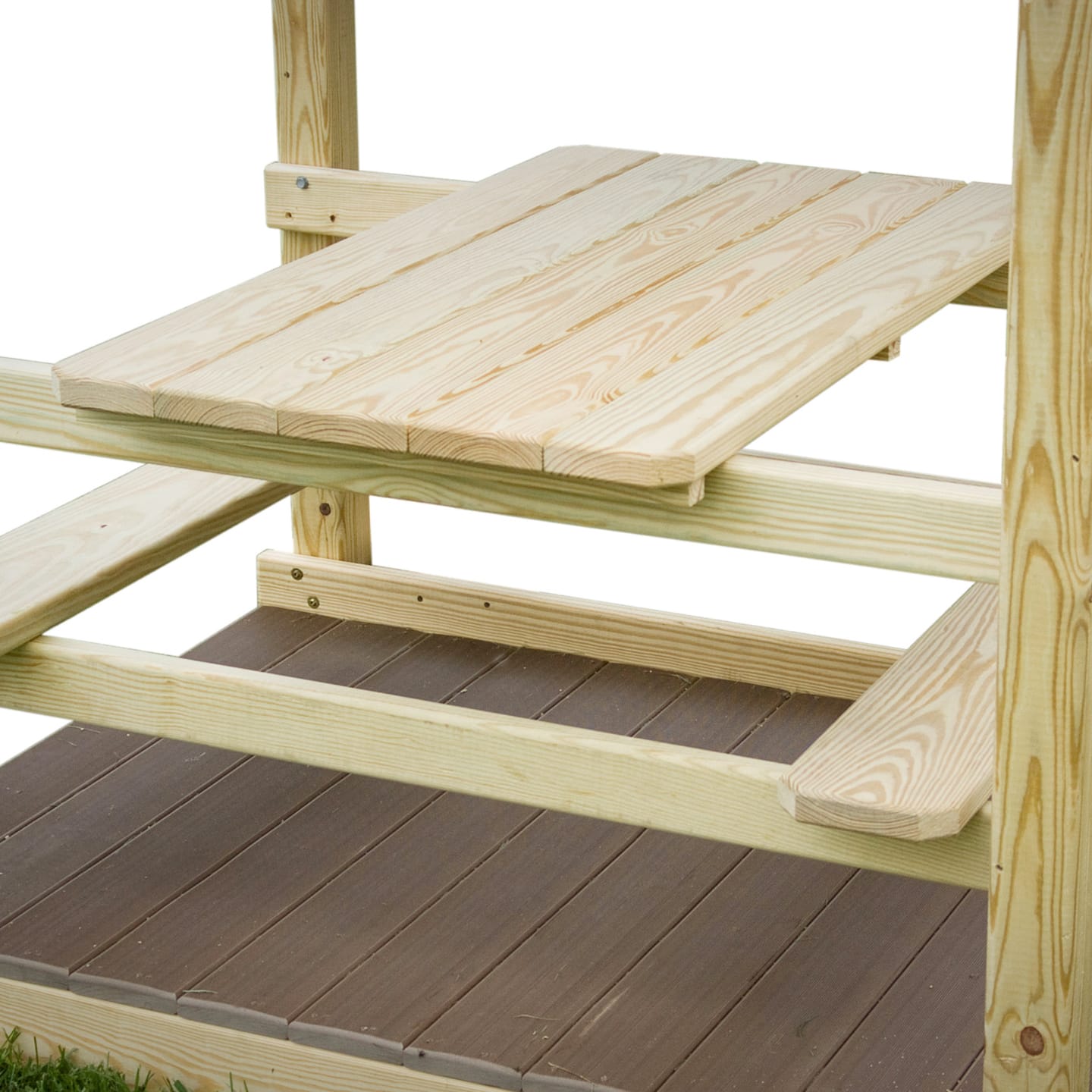 Built in picnic table