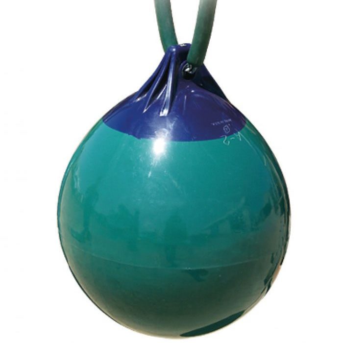 Green and blue buoy ball