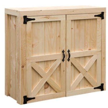 Double door wall cabinet