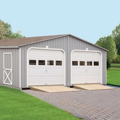 Double garage doors