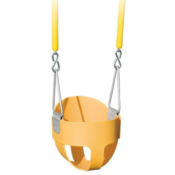 Yellow full bucket swing