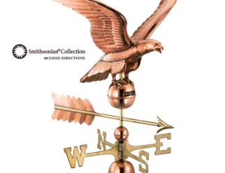 Smithsonian Eagle polished weathervane