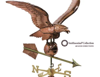 Smithsonian Eagle polished weathervane