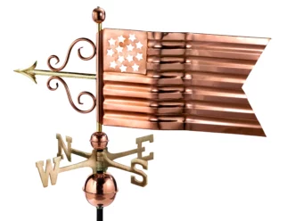 American Flag weathervane