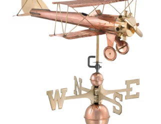 Biplane weathervane