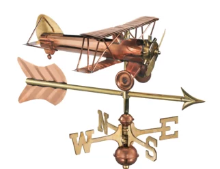 Biplane compass accent