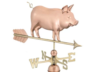 Country pig weathervane