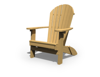 Folding-Adirondack-Wood Chair-Patiova