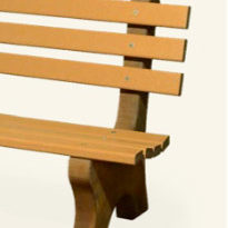 Cinnamon outdoor bench