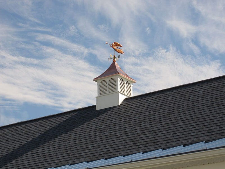 cupola with weathervane