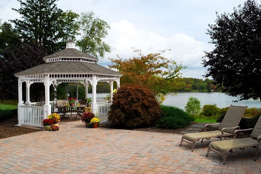 Classic white gazebo