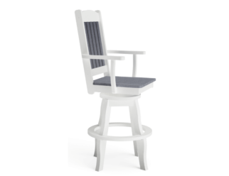 gray sunnyside bar arm chair
