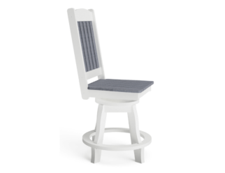 gray sunnyside swivel counter side chair