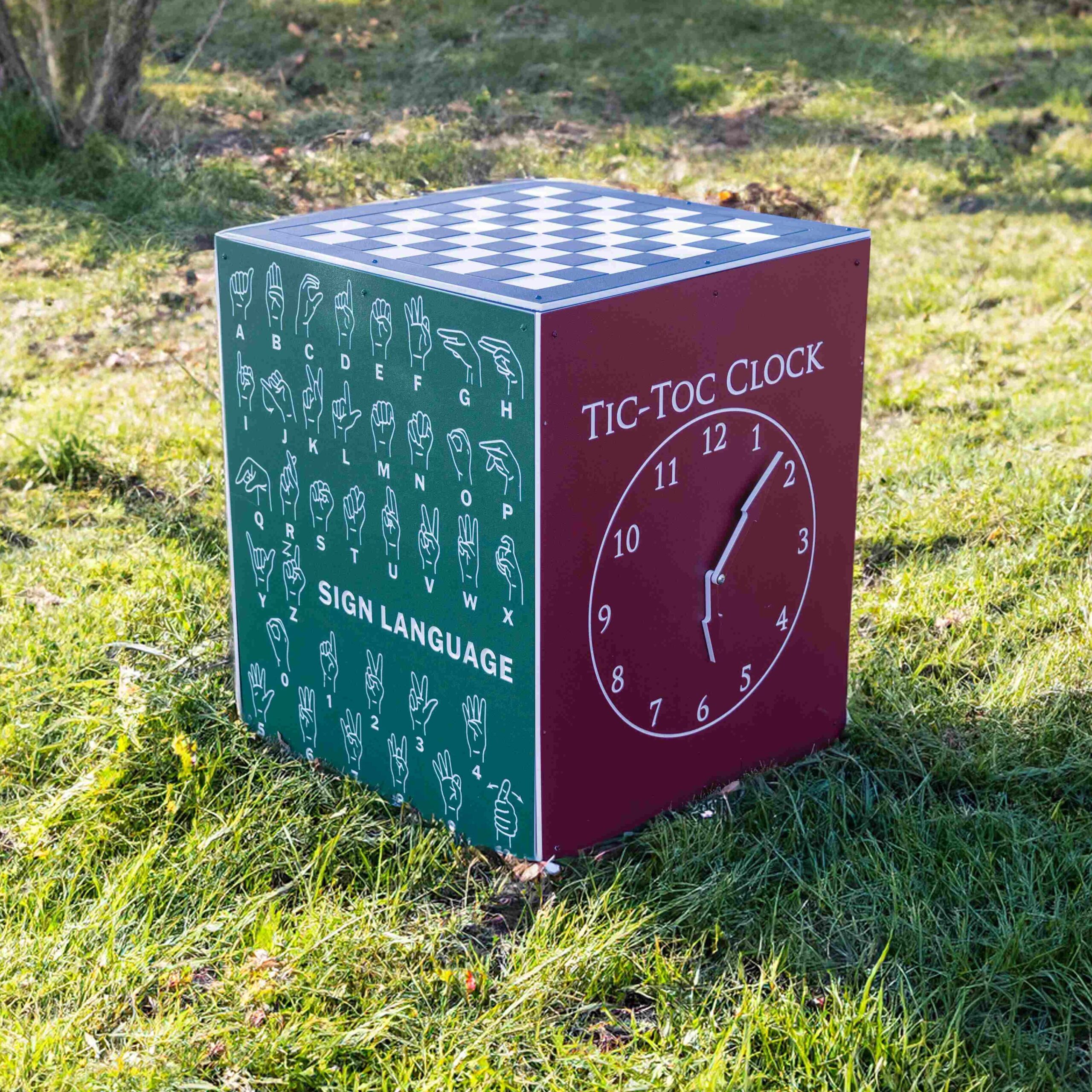 ADA friendly activity cube
