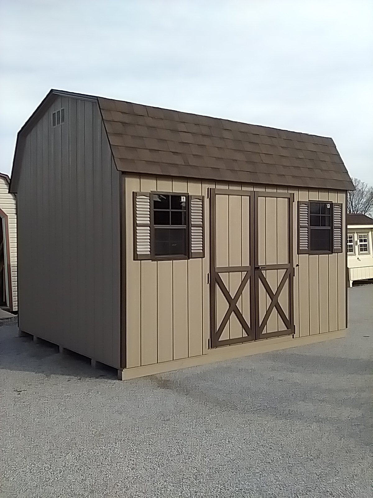 10x12 Dutch in stock shed