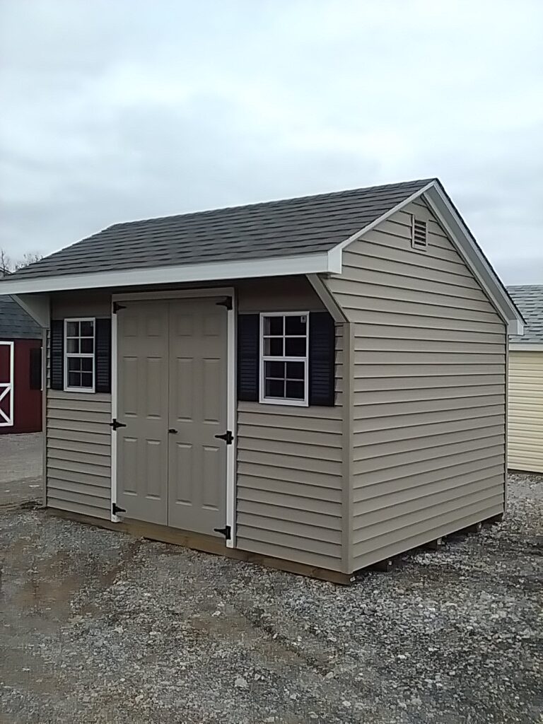 10x12 Quaker in stock shed