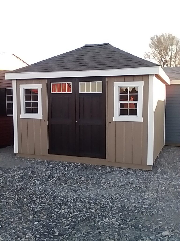 10x12 Villa in stock shed