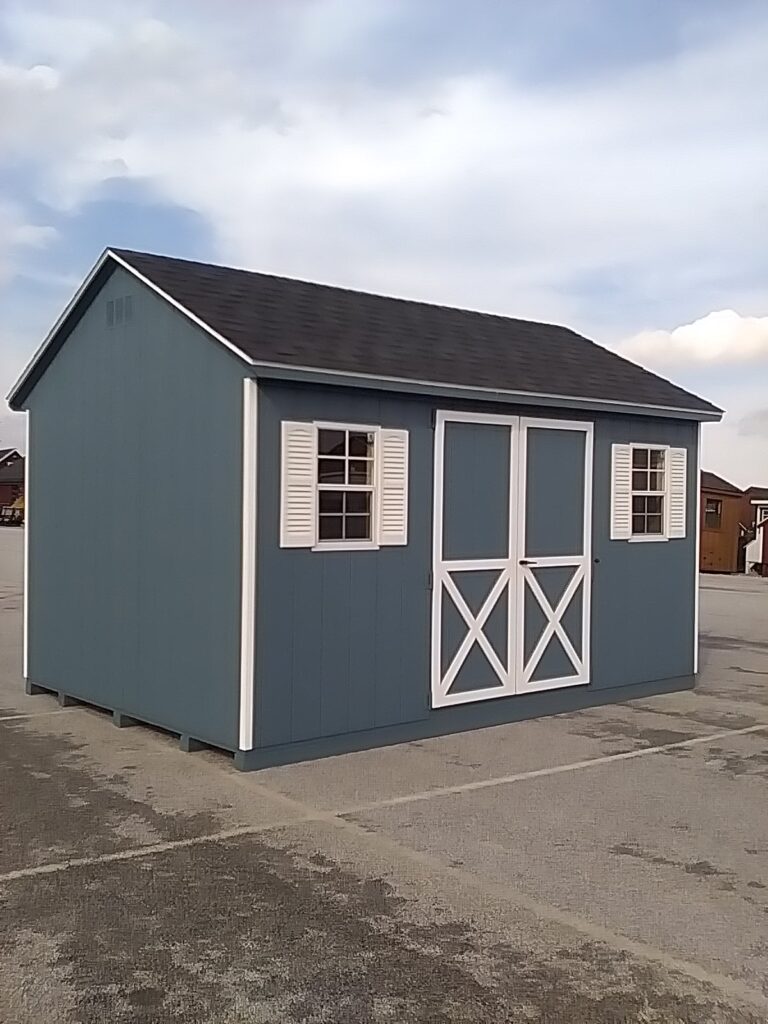 10x14 Cape in stock shed