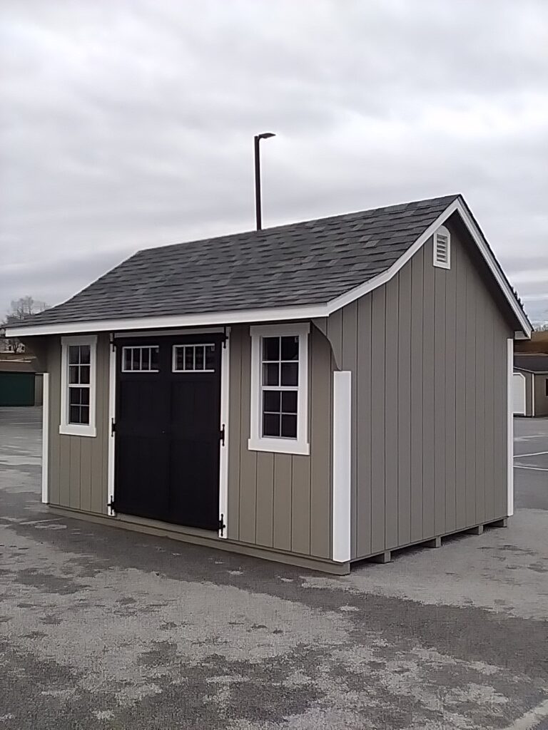 10x14 Cape Elite in stock shed