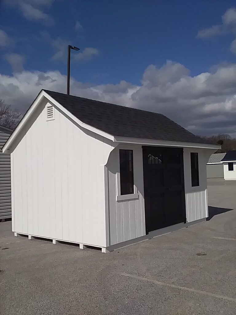 10x14 Cape Elite in stock shed