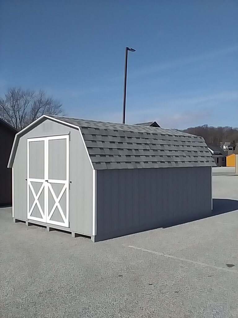 10x14 Mini Barn in stock shed