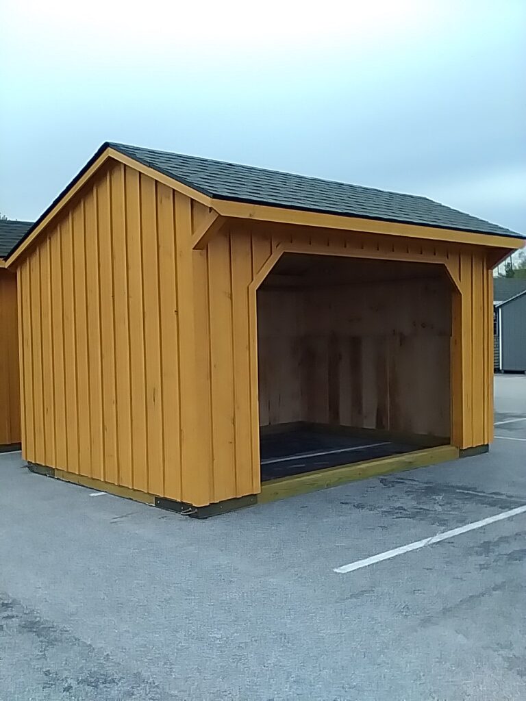 10x14 Run In in stock shed