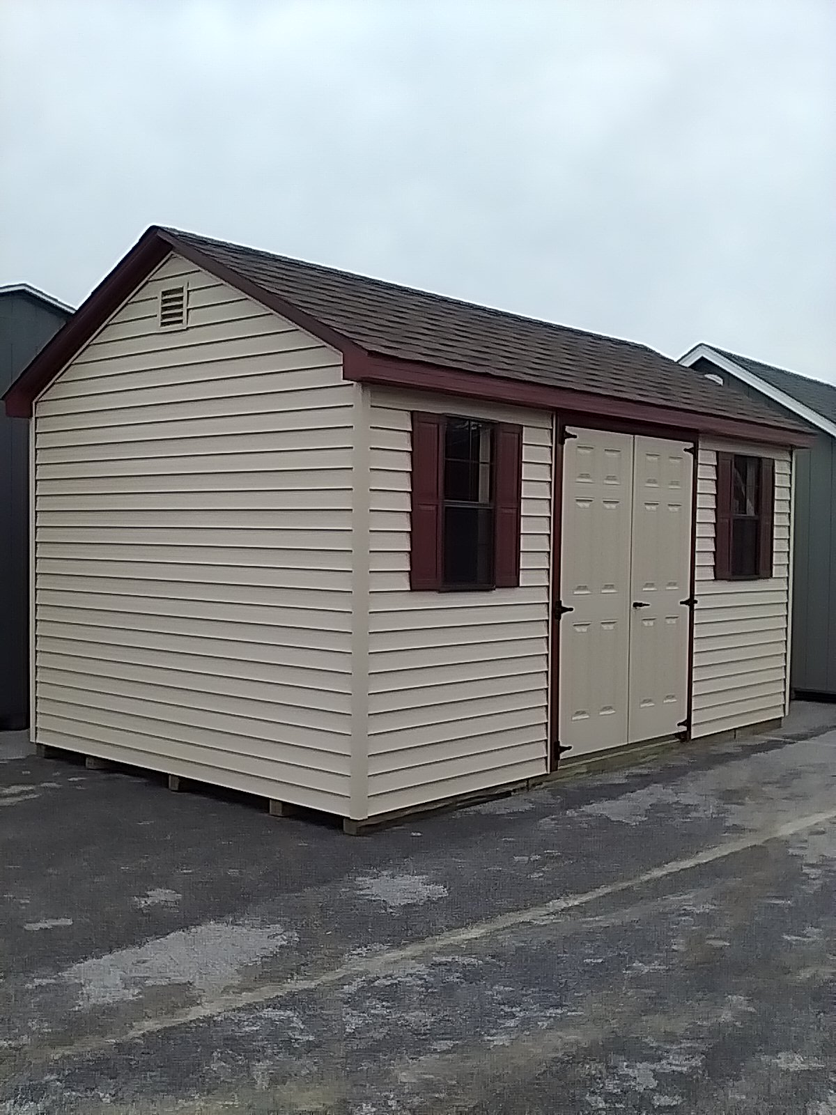 10x16 Cape in stock shed