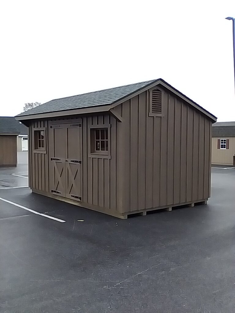 10x16 Quaker B&B in stock shed
