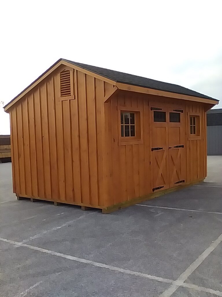 10x16 Quaker B&B in stock shed