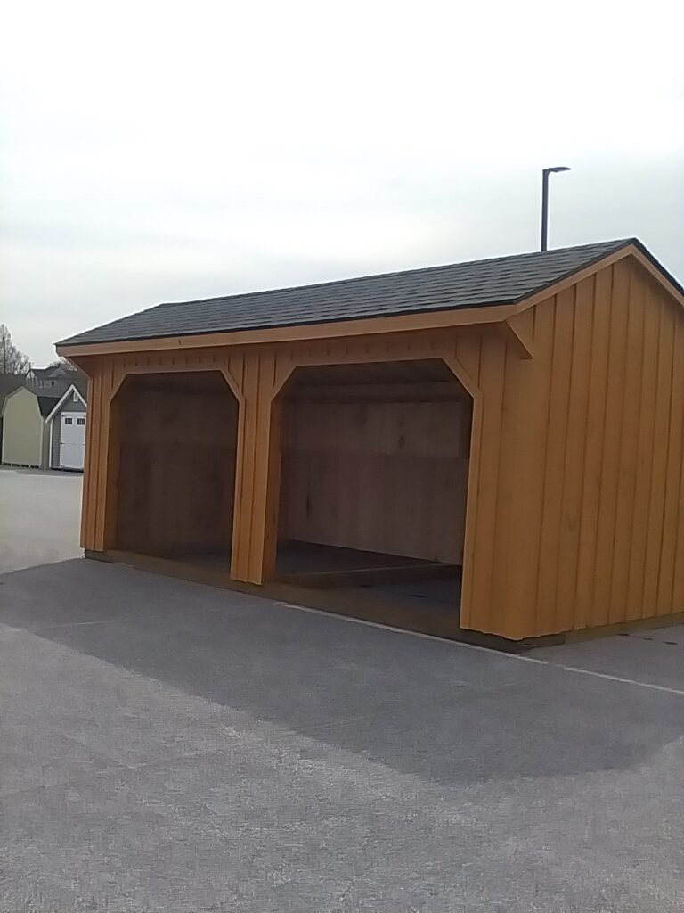 10x20 Run In in stock shed