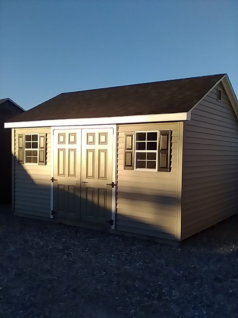 12x14 Cape in stock shed