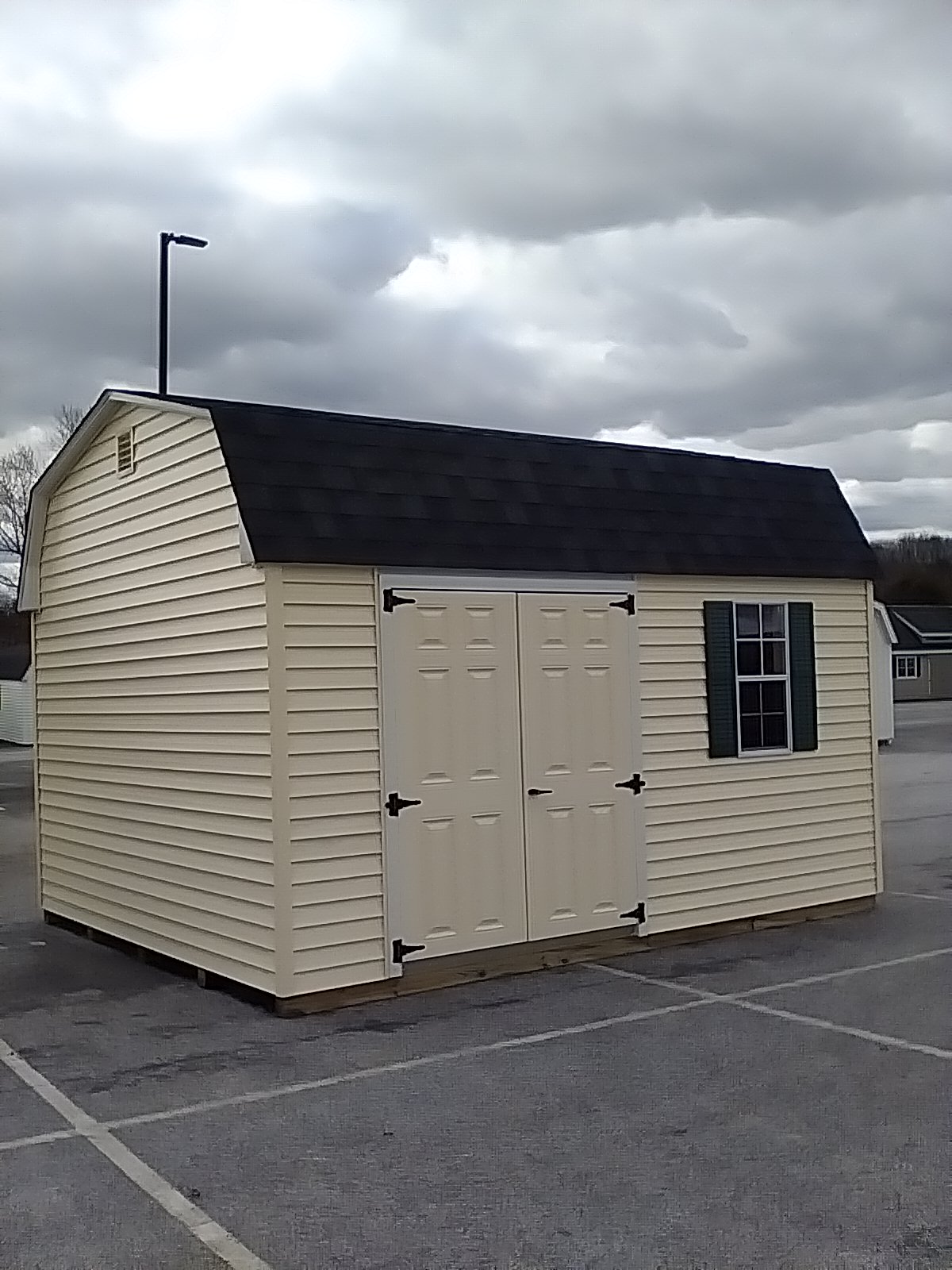 12x14 Dutch in stock shed